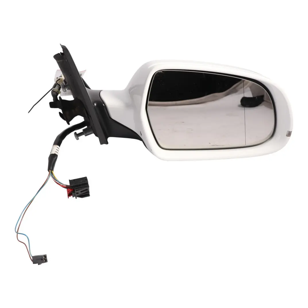 Audi A4 B8 Electric Mirror Wing Right O/S Door Ibis White - Y9C 8K2857410AF