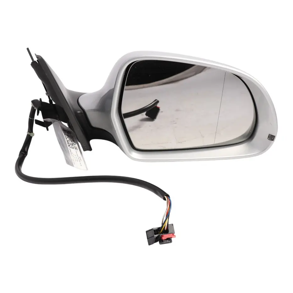 Door Wing Mirror Electric Right O/S Ice Silver Metallic - X7W to Audi A4 B8 with Part number 8K2857410D Audi A4 B8 Door Wing Mirror Electric Right O/S Ice Silver Metallic - X7W - SKU RHD-8K2857410D-ICS - Part number 8K2857410D