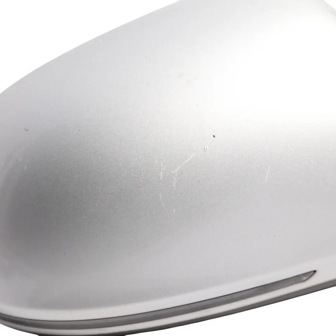 Audi A4 B8 Door Wing Mirror Electric Right O/S Ice Silver Metallic - X7W - SKU RHD-8K2857410D-ICS - Part number 8K2857410D