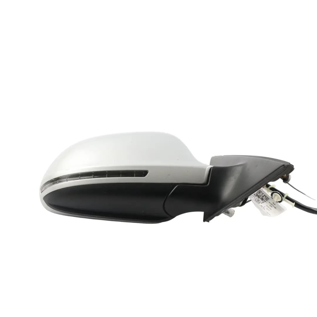 Audi A4 B8 2008 Door Wing Mirror Electric Right O/S Ice Silver Metallic - X7W - SKU RHD-8K2857410D-ICS1 - Part number 8K2857410D