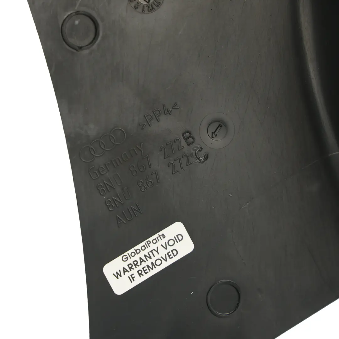 Audi TT 8N Mk1 A-Pillar Lower Trim Panel Front Right O/S Black - SKU RHD-8N0867272C - Part number 8N0867272C