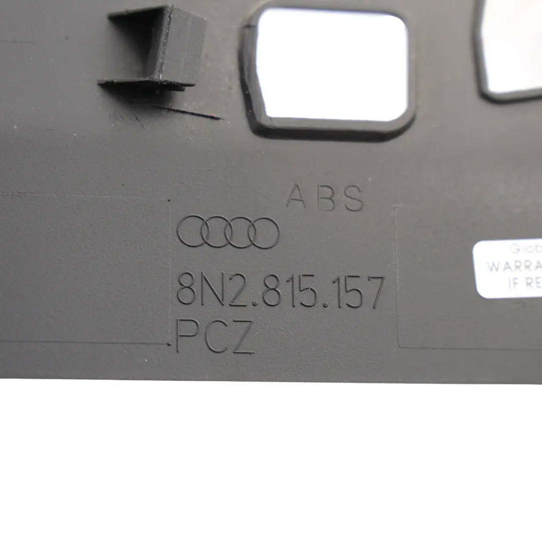 Audi TT T 180bh Floor Console Heater Air Channel Trim Cover Panel - SKU RHD-8N2815157 - Part number 8N2815157