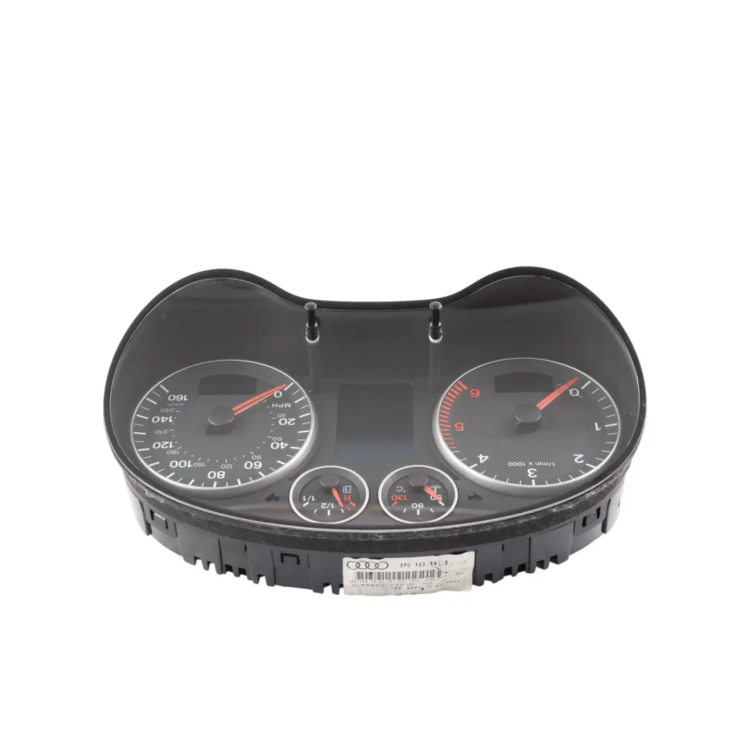 Audi A3 8P Instrument Cluster Speedometer Clocks Diesel Manual - SKU RHD-8P0920981B - Part number 8P0920981B