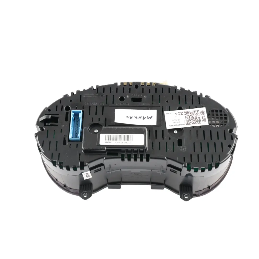 Audi A3 8V Instrument Cluster Speedometer Clocks Petrol Manual - SKU RHD-8P0920983J - Part number 8P0920983J