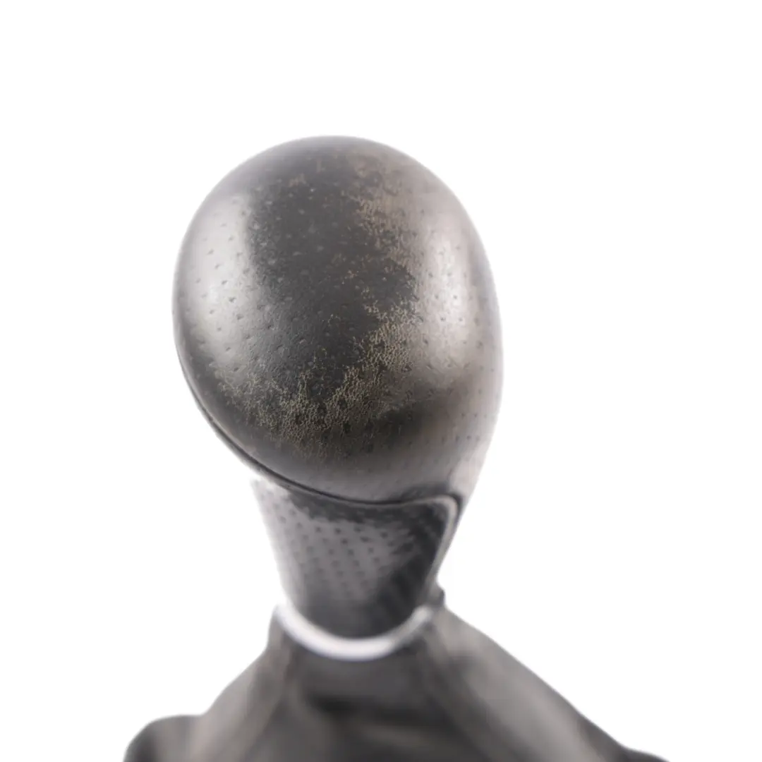 Audi Q7 4L Gear Selector Lever Cover Knob Automatic Leather Black - SKU RHD-8P2713141C-1 - Part number 8P2713141C