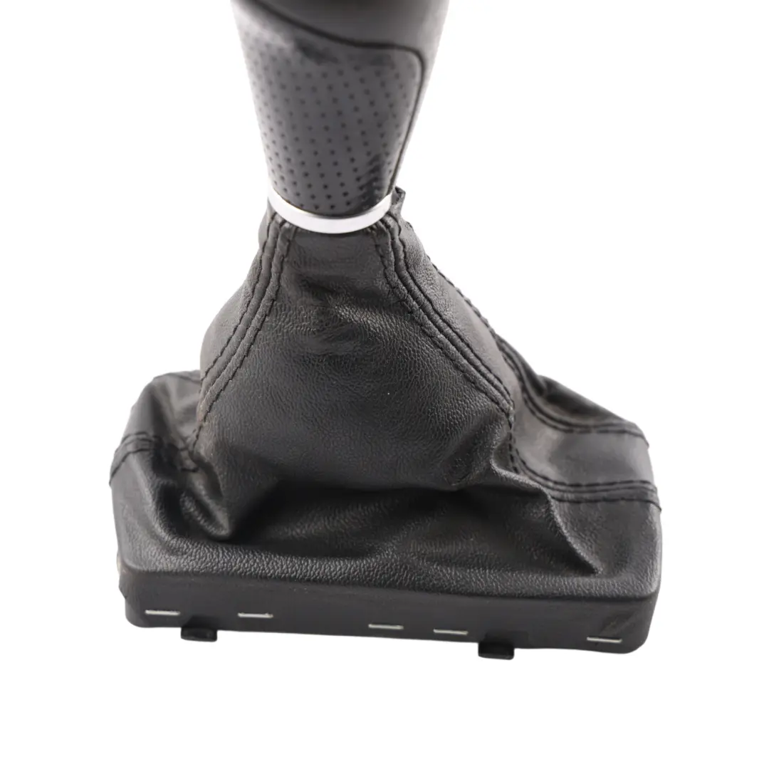 Audi Q7 4L Gear Selector Lever Cover Knob Automatic Leather Black - SKU RHD-8P2713141C-1 - Part number 8P2713141C