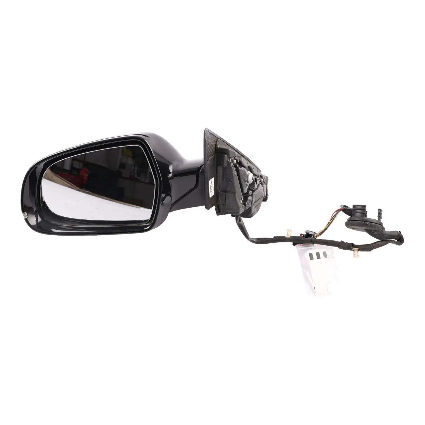 Audi A3 8P Door Wing Mirror Left N/S Brilliant Black Metallic Y9B 8P2858531FB