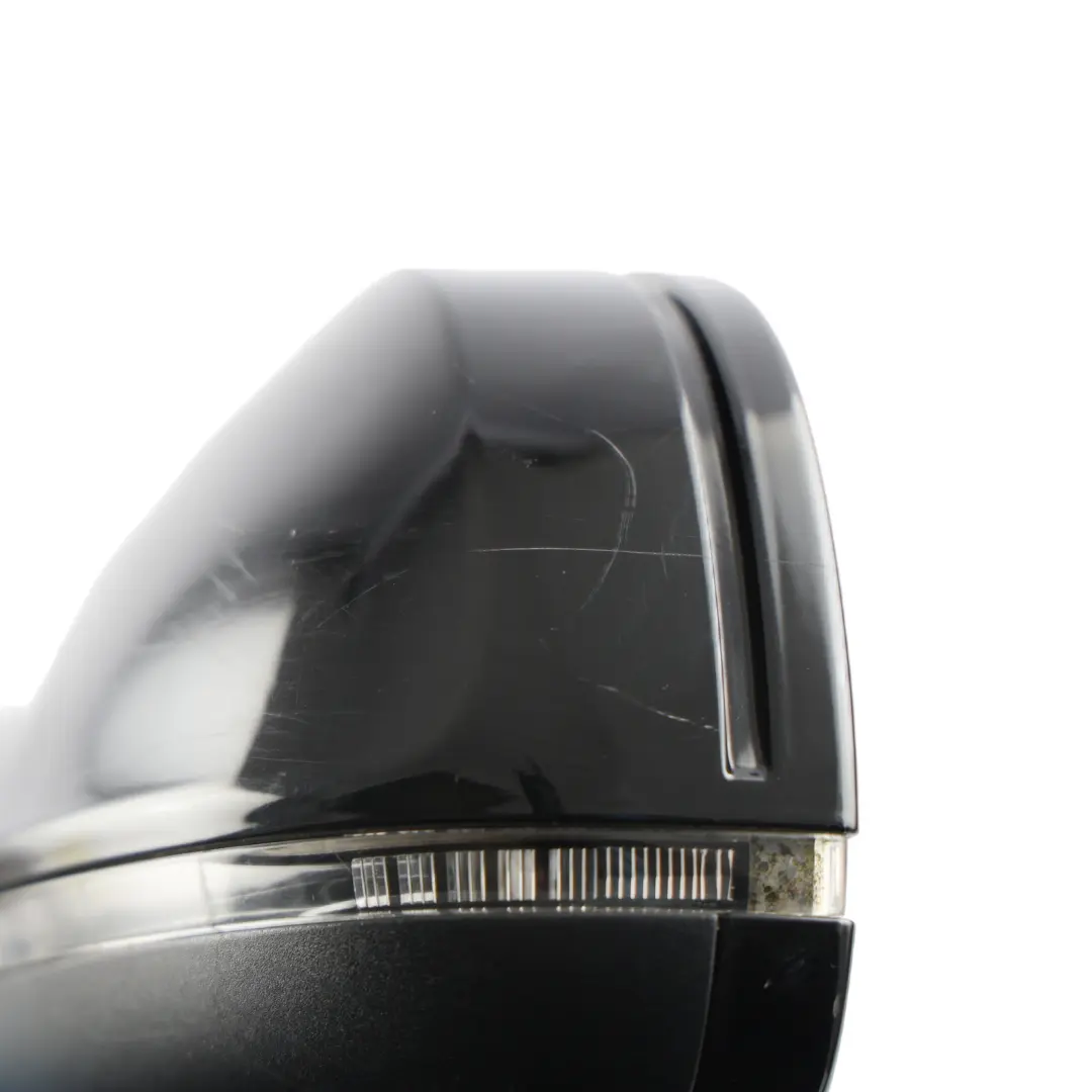Audi A3 8P Door Wing Mirror Left N/S Brilliant Black Metallic Y9B - SKU RHD-8P2858531FB-BBL1 - Part number 8P2858531FB