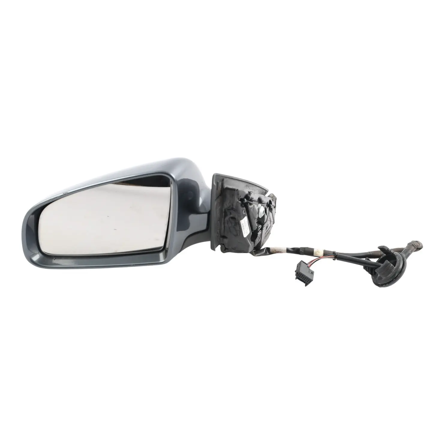 Audi A3 8P Electric Side Door Wing Mirror Left N/S Dolphin Grey Metallic - X7Z