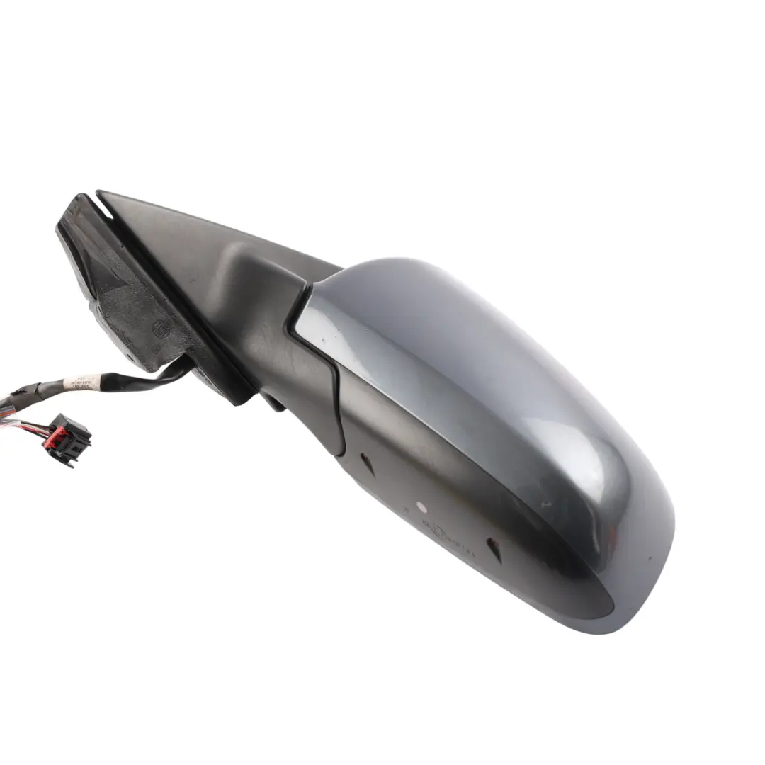 Audi A3 8P Electric Side Door Wing Mirror Left N/S Dolphin Grey Metallic - X7Z - SKU RHD-8P2858531G-DGM - Part number 8P2858531G