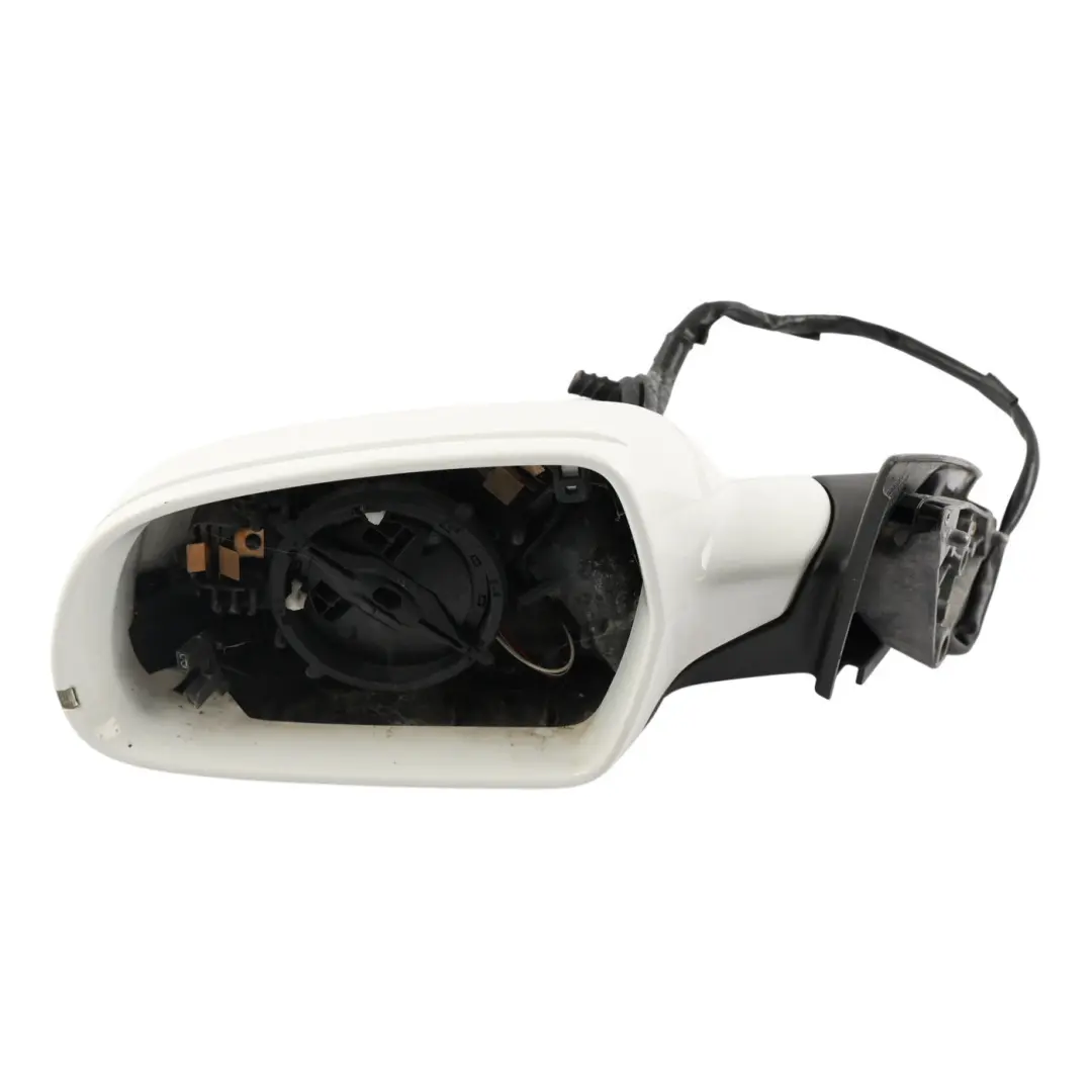 Door Wing Mirror Left N/S Ibis White - Y9C to Audi A3 S3 RS3 8P with Part number 8P2858531GB Audi A3 S3 RS3 8P Door Wing Mirror Left N/S Ibis White - Y9C - SKU RHD-8P2858531GB-IWH1 - Part number 8P2858531GB