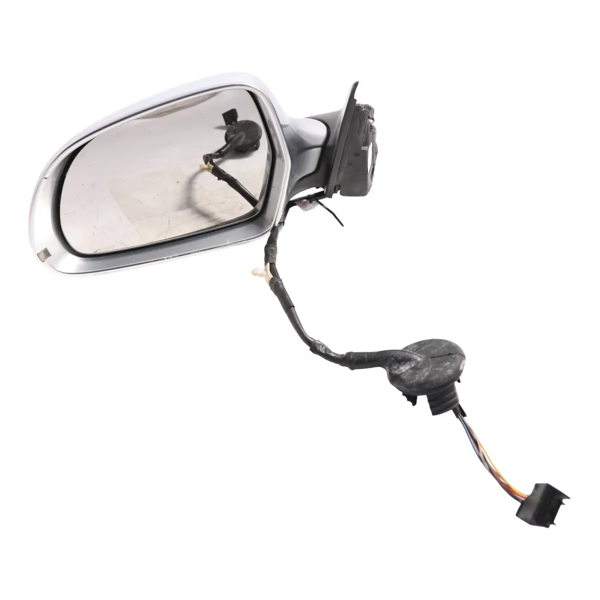 Audi A3 8P Door Wing Mirror Outside Left N/S Aluminium Finish 8P2858531EB