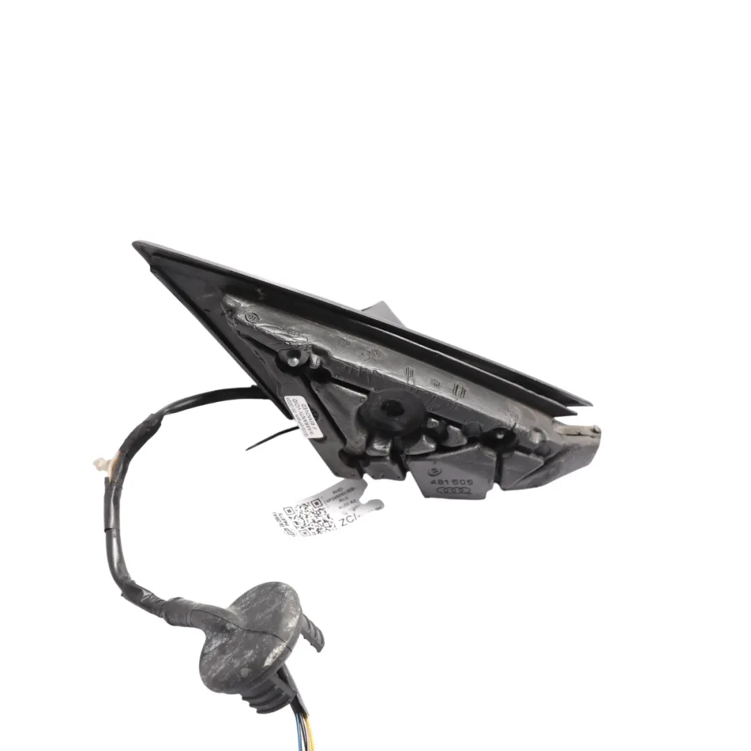 Audi A3 8P Door Wing Mirror Outside Left N/S Aluminium Finish - SKU RHD-8P2858531EB-ALU1 - Part number 8P2858531EB