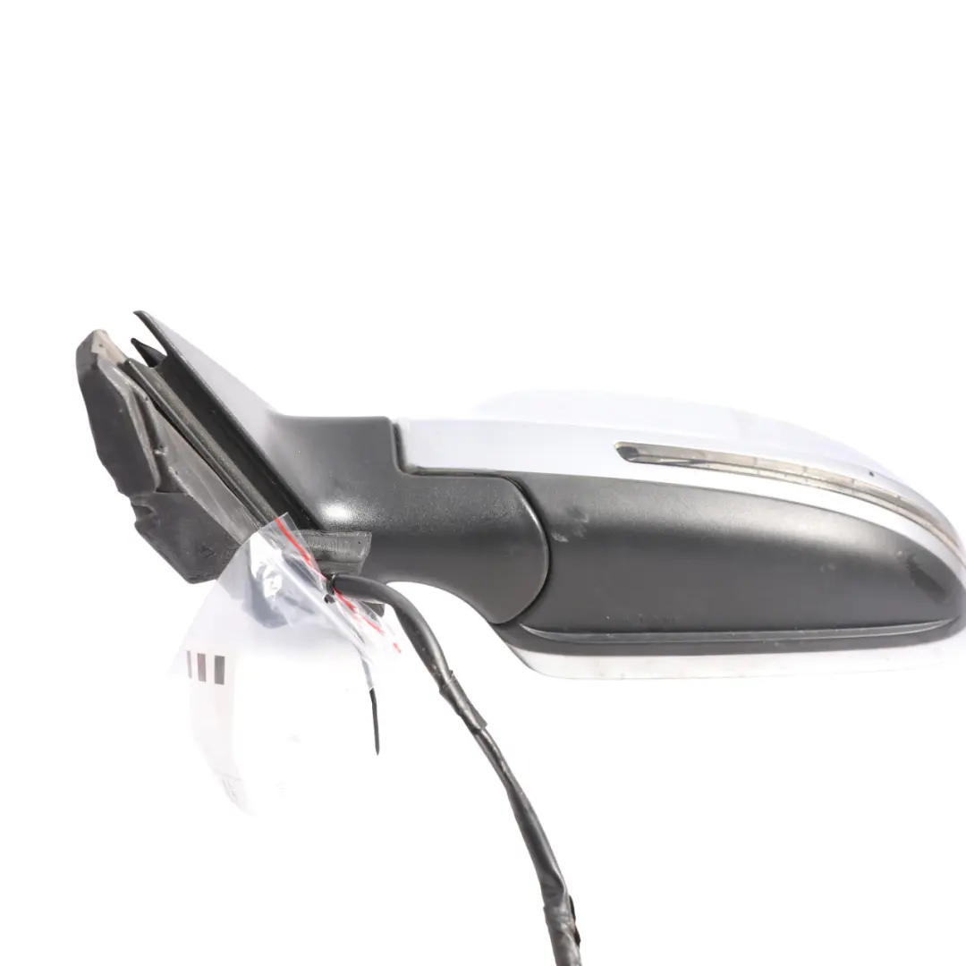 Audi A3 8P Door Wing Mirror Outside Left N/S Aluminium Finish - SKU RHD-8P2858531EB-ALU1 - Part number 8P2858531EB