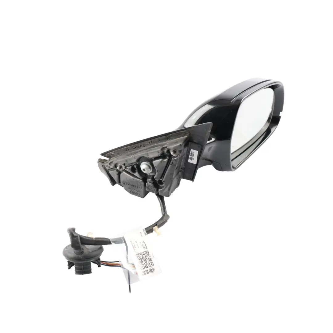 Audi A3 8P Door Wing Mirror Right O/S Brilliant Black Metallic - Y9B - SKU RHD-8P2858532FB-BBL1 - Part number 8P2858532FB