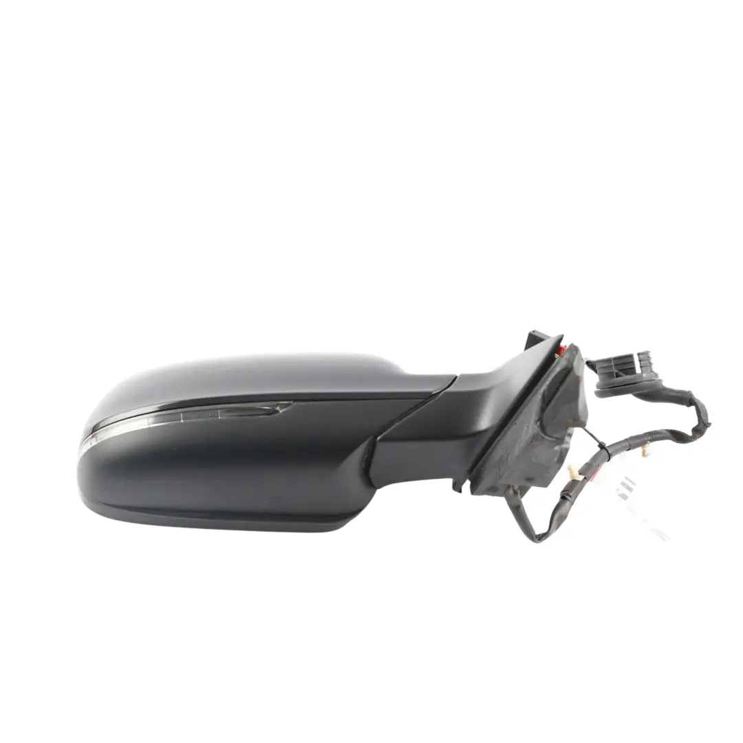 Audi A3 8P Door Wing Mirror Right O/S Brilliant Black Metallic - Y9B - SKU RHD-8P2858532FB-BBL1 - Part number 8P2858532FB