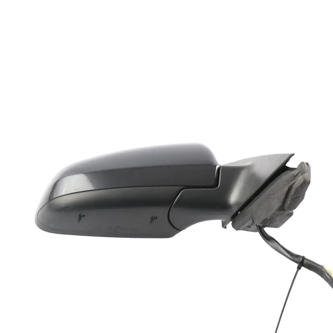 Audi A3 8P Wing Mirror Electric Outside Door Right O/S Ebony Black Pearl - Z9W - SKU RHD-8P2858532L-ESC - Part number 8P2858532L