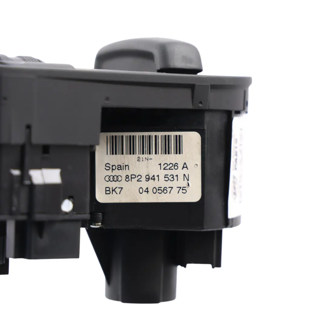Headlight Switch Panel Button Fog Light Level Control Unit to Audi A3 8P with Part number 8P2941531N Audi A3 8P Headlight Switch Panel Button Fog Light Level Control Unit - SKU RHD-8P2941531N - Part number 8P2941531N