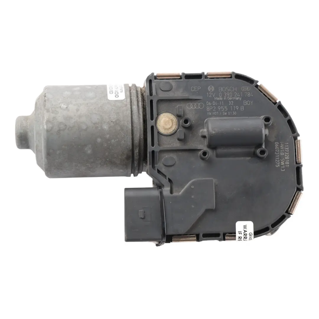 Audi A3 8P Windscreen Front Wiper Motor Assembly - SKU RHD-8P2955119B - Part number 8P2955119B