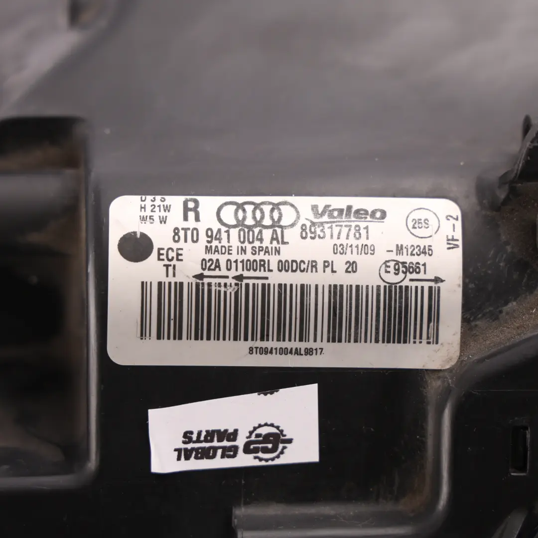 Headlight Headlamp Driver's Side O/S to Audi A5 S5 8T Xenon with Part number 8T0941030AL Audi A5 S5 8T Xenon Headlight Headlamp Driver's Side O/S - SKU RHD-8T0941030AL-1 - Part number 8T0941030AL