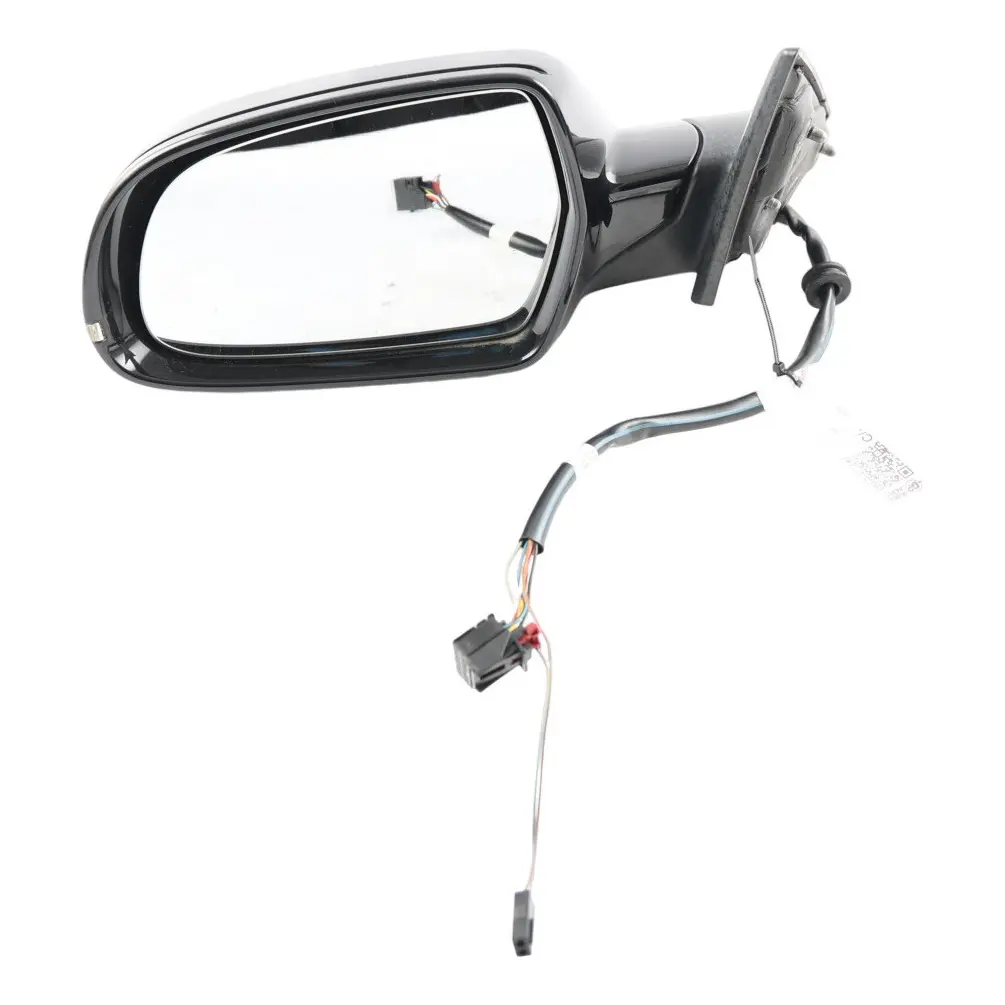 Audi A5 8T Front Mirror Wing Door Electric Left N/S Phantom Black - Z9Y