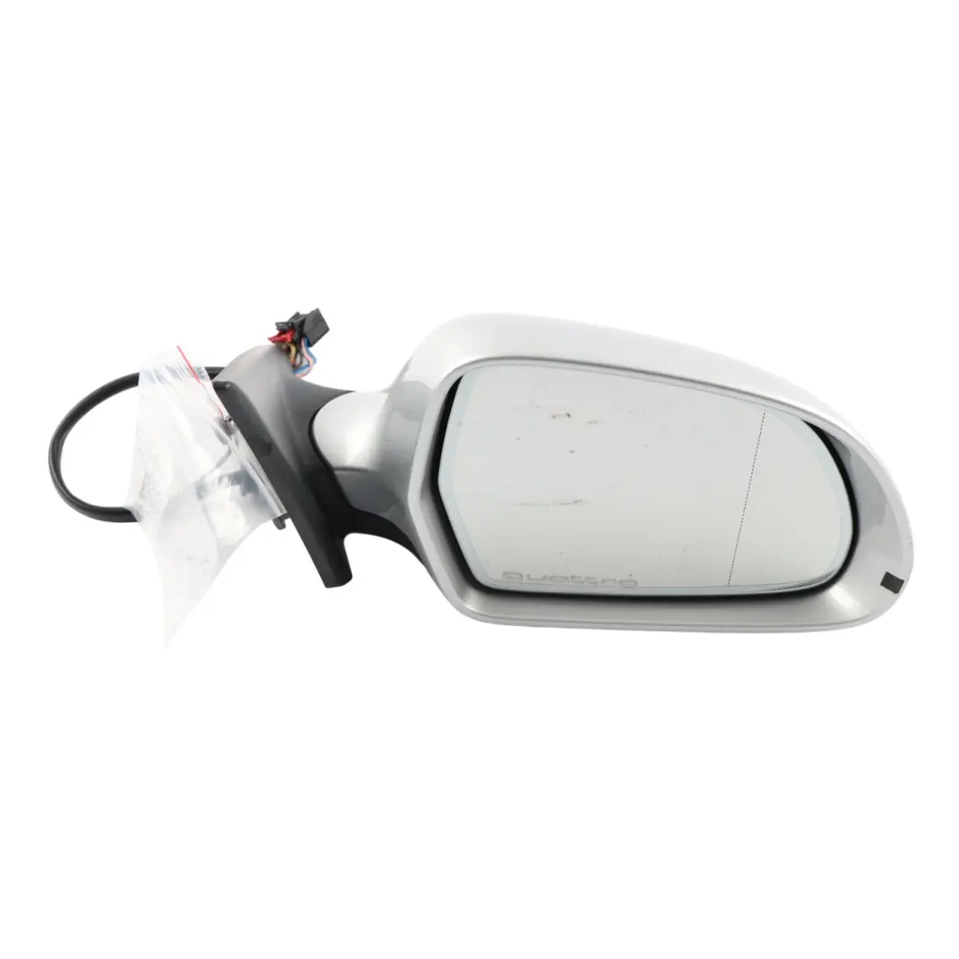 Audi A5 S5 8T Mirror Wing Power Fold Door Right O/S Ice Silver X7W - SKU RHD-8T2857410G-ICS1 - Part number 8T2857410G