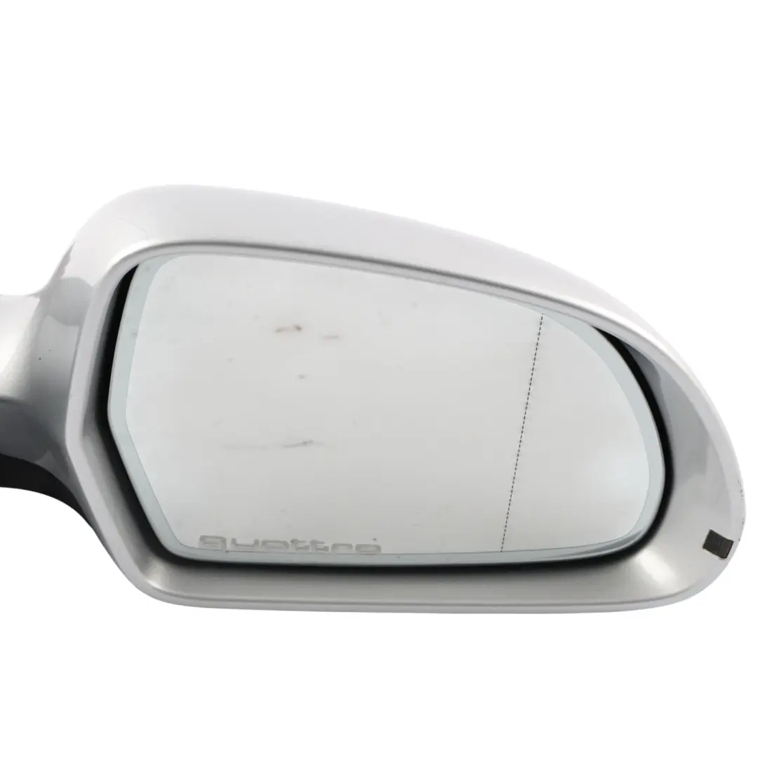 Audi A5 S5 8T Mirror Wing Power Fold Door Right O/S Ice Silver X7W - SKU RHD-8T2857410G-ICS1 - Part number 8T2857410G