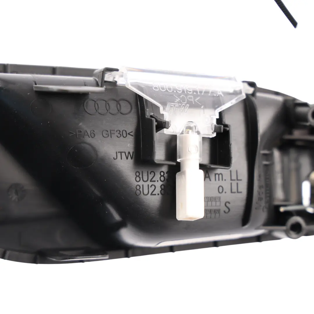 Audi Q3 8U Door Opening Handle Grab Interior Trim Front Left N/S - SKU RHD-8U2837019A-1 - Part number 8U2837019A