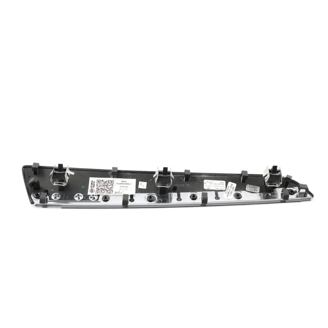 Audi Q3 RSQ3 8U S-Line Quattro Dashboard Trim Strip Cover Panel Bezel - SKU RHD-8U2853189Q-1 - Part number 8U2853189Q