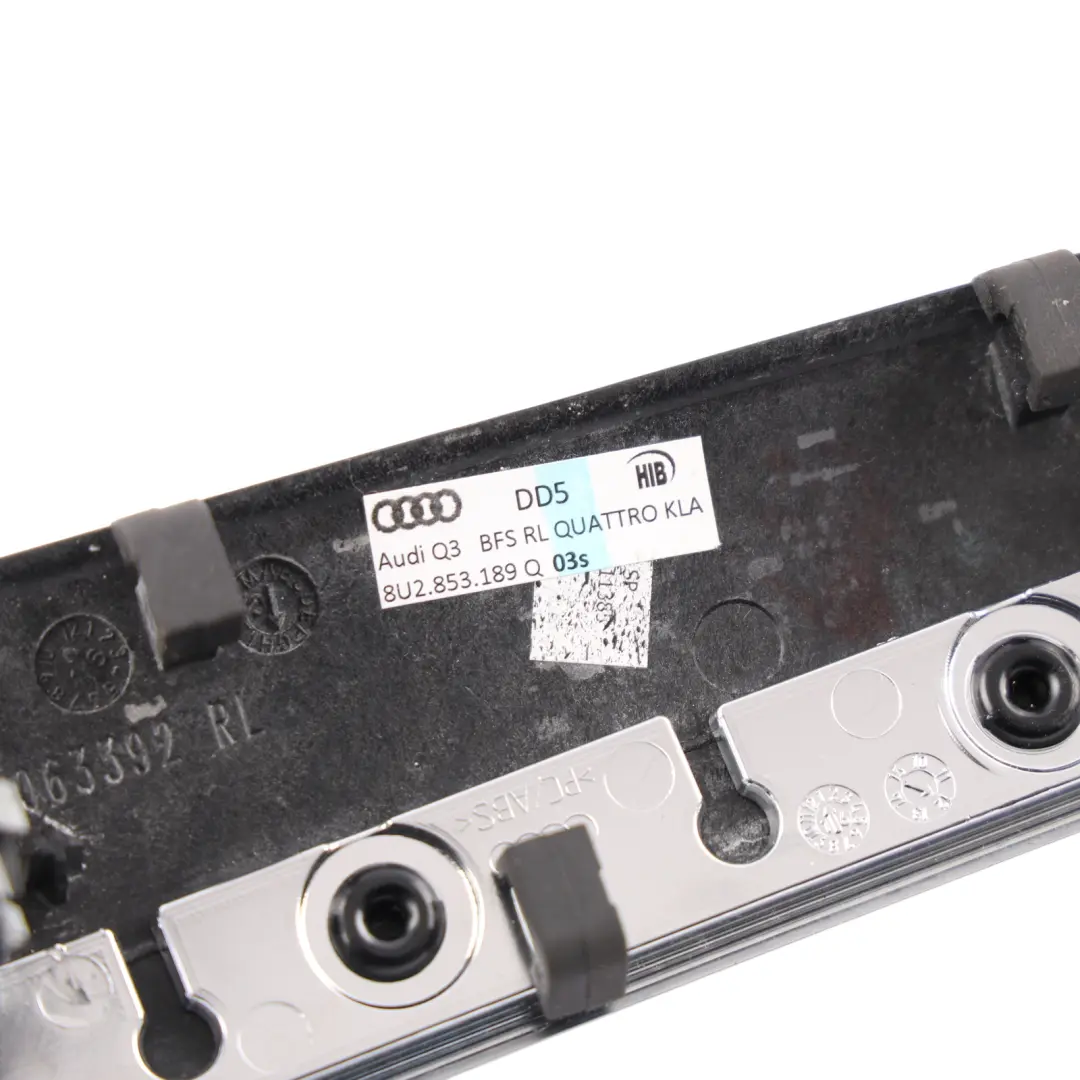 Audi Q3 8U S-Line Quattro Dashboard Trim Strip - SKU RHD-8U2853189Q - Part number 8U2853189Q