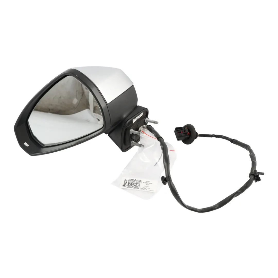 Audi A3 S3 8V Door Wing Mirror Heated Aluminium Case Left N/S 8V5857409C - SKU RHD-8V5857409C-ALU - Part number 8V5857409C-ALU