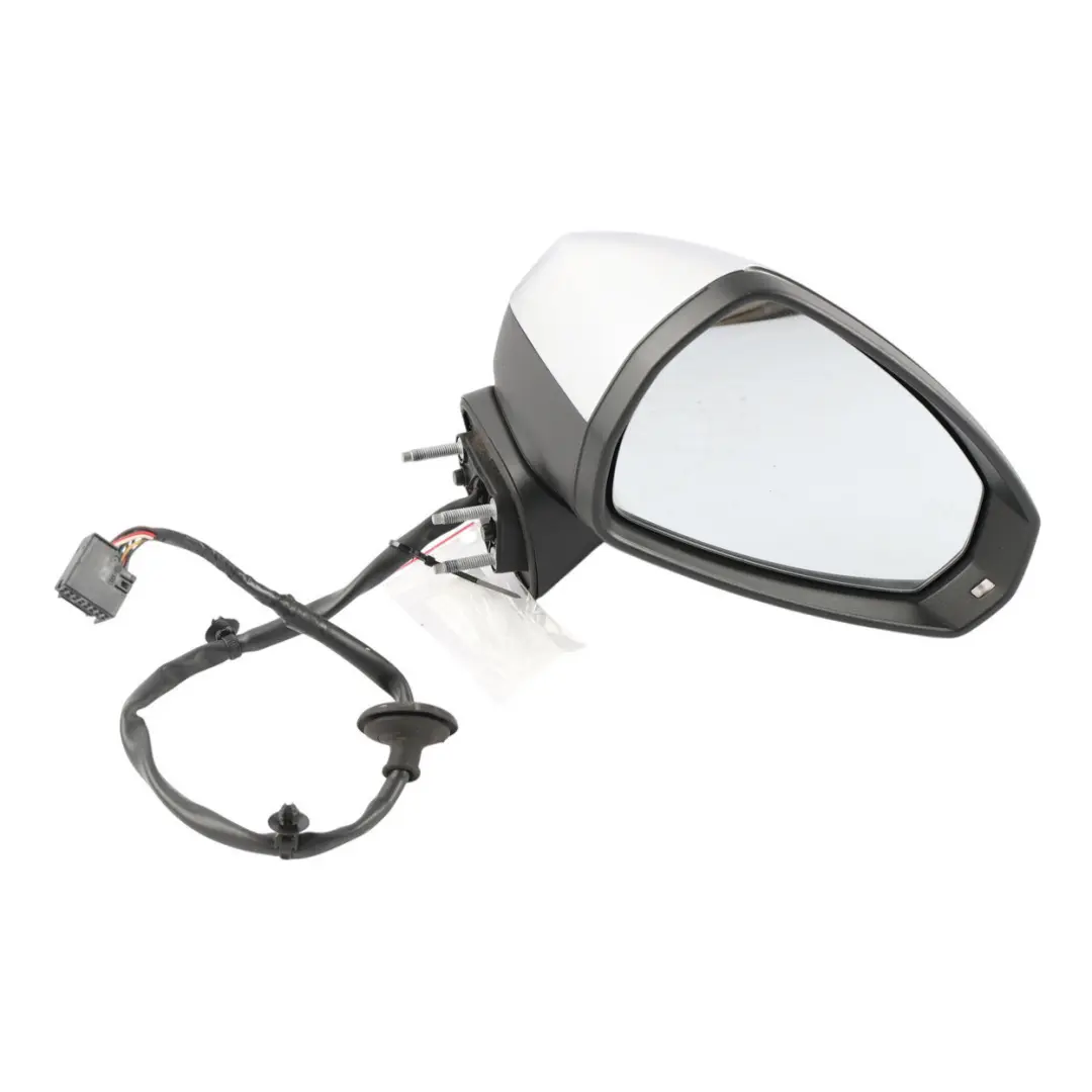 Audi A3 S3 8V Door Wing Mirror Heated Aluminium Case Right O/S 8V5857410C - SKU RHD-8V5857410C-ALU - Part number 8V5857410C-ALU