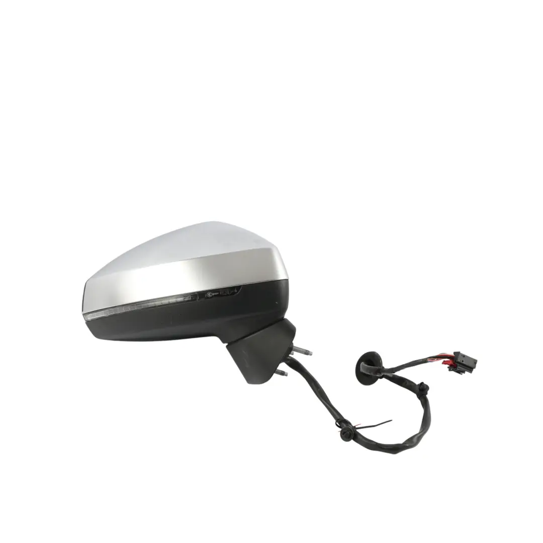 Audi A3 S3 8V Door Wing Mirror Heated Aluminium Case Right O/S 8V5857410C - SKU RHD-8V5857410C-ALU - Part number 8V5857410C-ALU