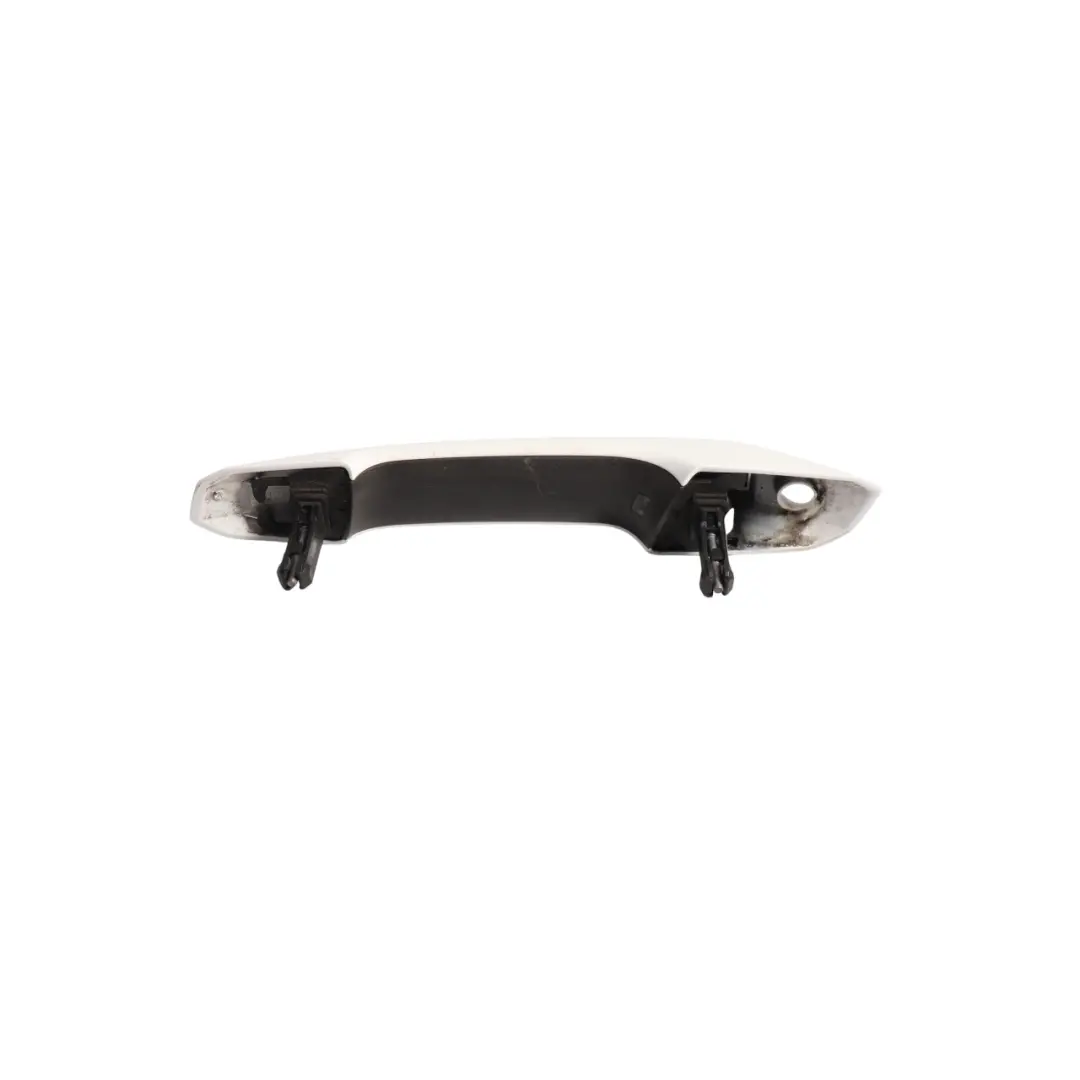 Audi A4 B9 Door Grab Handle Front Right O/S Ibis White - Y9C - SKU RHD-8W2837240-IWH - Part number 8W2837240