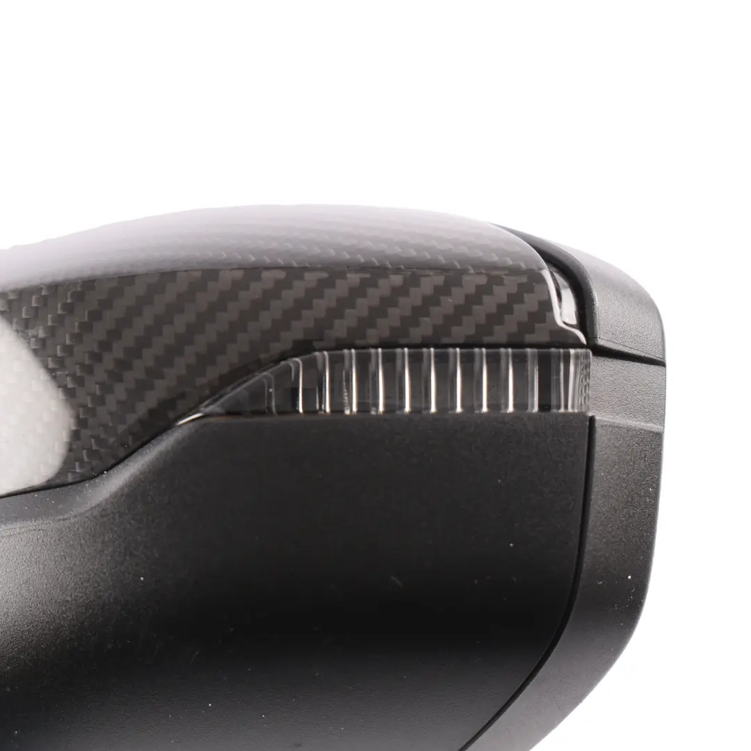 Audi A3 S3 8Y Front Left N/S Mirror Wing Power Fold Memory Carbon Fibre - SKU RHD-8Y2857409A-CARBON - Part number 8Y2857409A-CARBON