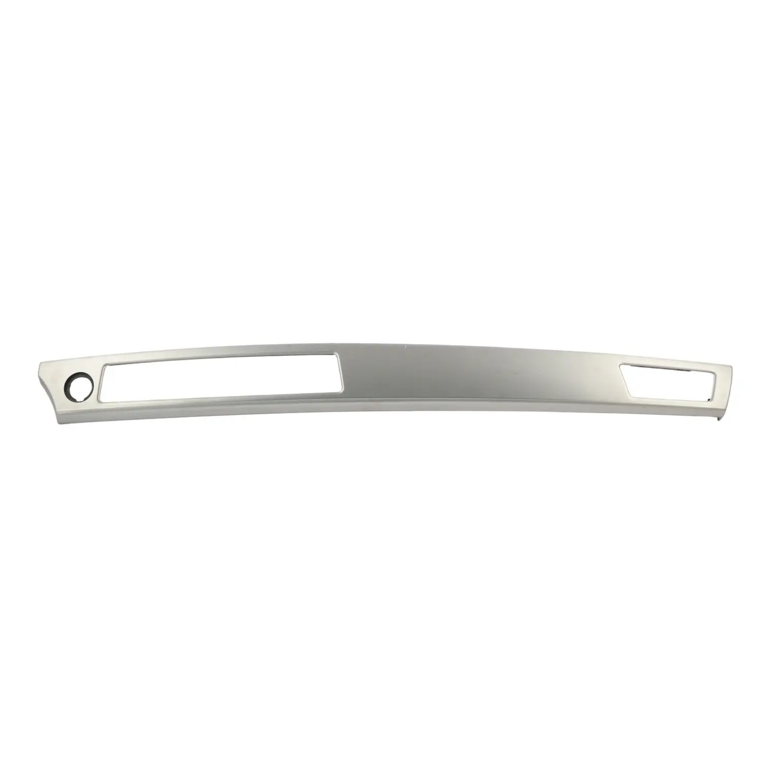 BMW E90 LCI E91 E92 Cover Dashboard Silver Aluminum Feinschlif Left N/S 9147393