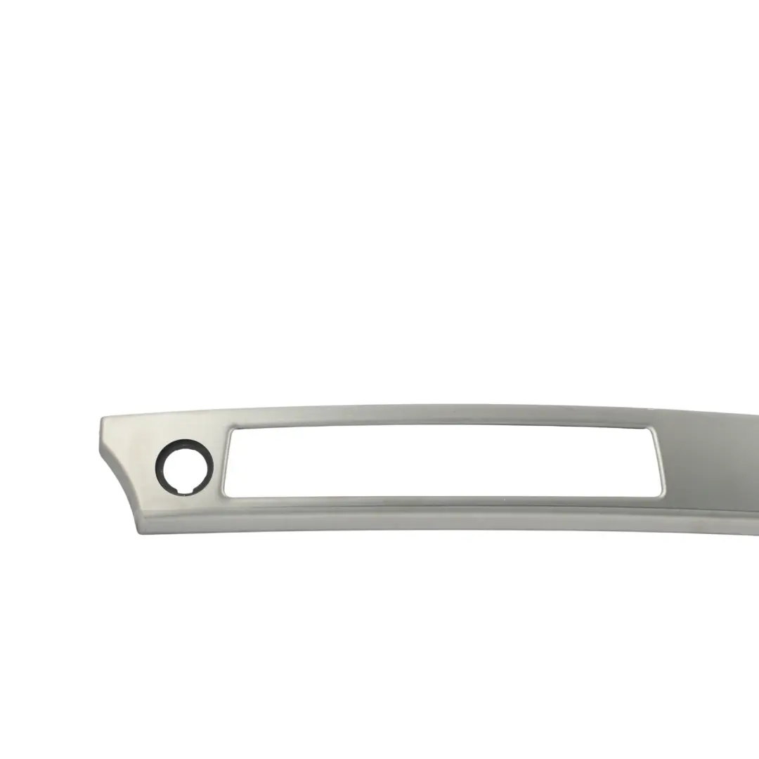 Dashboard Silver Aluminum Feinschlif Left N/S to BMW E90 LCI E91 E92 Cover with Part number 9147393 BMW E90 LCI E91 E92 Cover Dashboard Silver Aluminum Feinschlif Left N/S - SKU RHD-9147393-2 - Part number 9147393