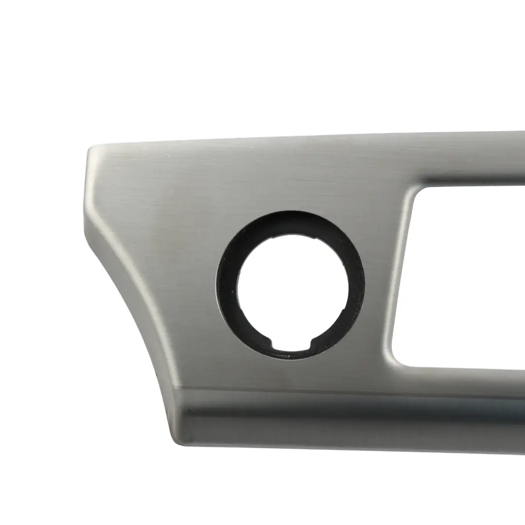 Dashboard Silver Aluminum Feinschlif Left N/S to BMW E90 LCI E91 E92 Cover with Part number 9147393 BMW E90 LCI E91 E92 Cover Dashboard Silver Aluminum Feinschlif Left N/S - SKU RHD-9147393-2 - Part number 9147393