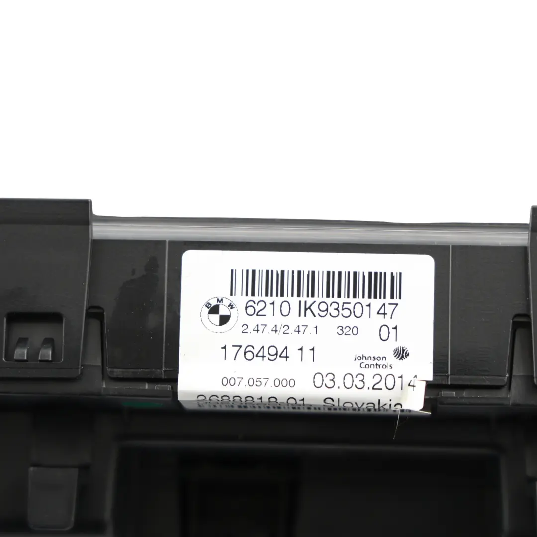 BMW F30 Instrument Cluster Speedometer Clocks Manual Petrol N20B20B - SKU RHD-9350147-1 - Part number 9350147