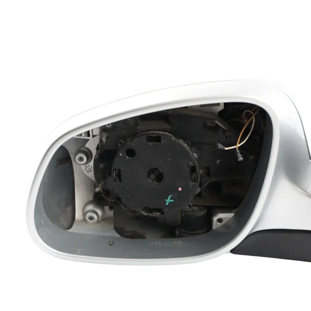 Porsche Cayenne 9PA Wing Mirror W/o Glass Left N/S Crystal Silver - A7W - SKU RHD-95573123500-CSM - Part number 95573123500