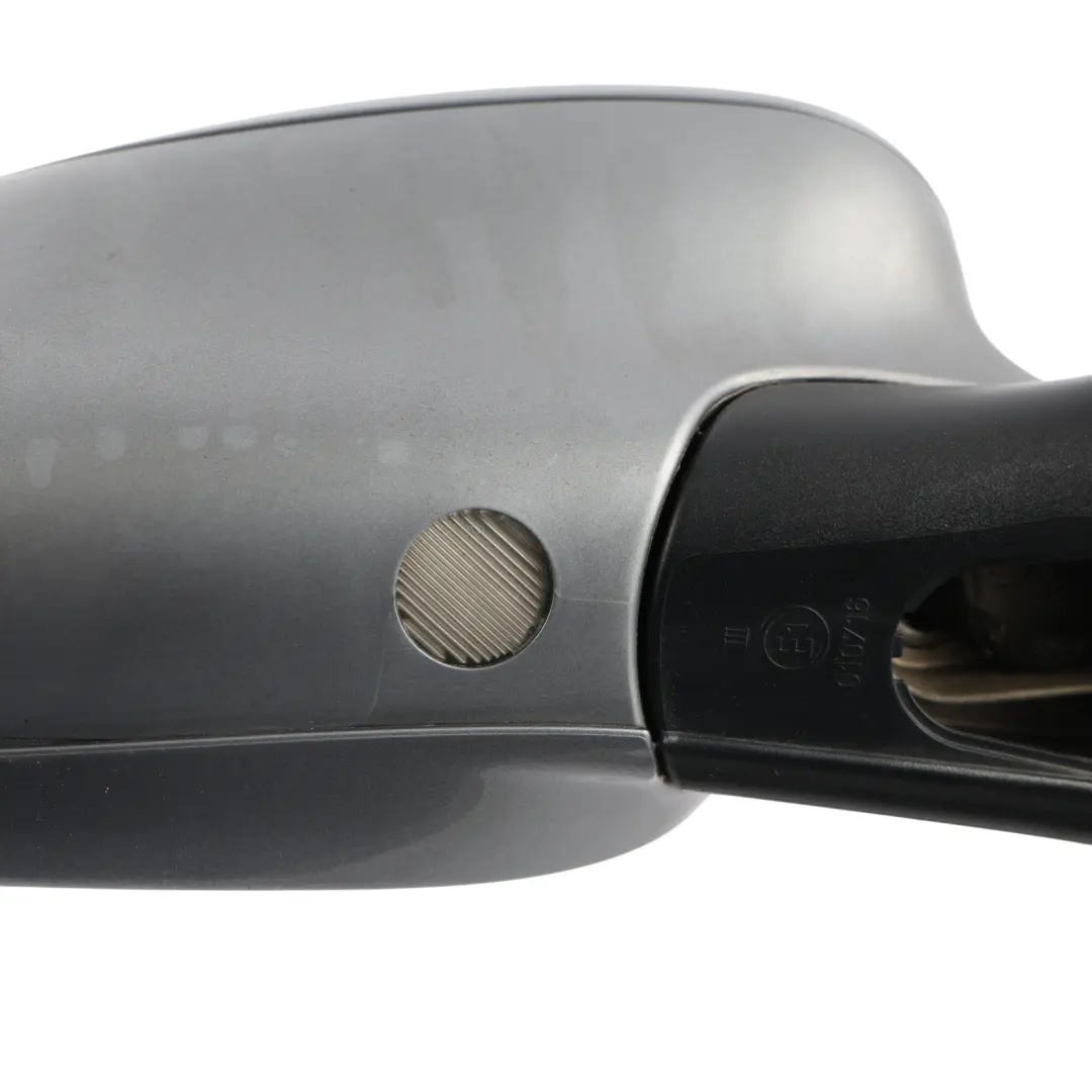 Porsche Cayenne 9PA Electric Wing Mirror Right O/S Salt Lake Grey Metallic - D7Z - SKU RHD-95573123800-SAL - Part number 95573123800