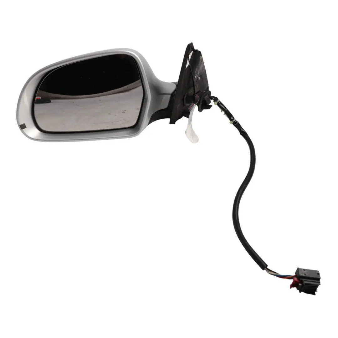 Audi A4 B8 Door Wing Mirror Electric Left N/S Ice Silver Metallic - X7W - SKU RHD-8K2857409D-ICS1 - Part number 8K2857409D