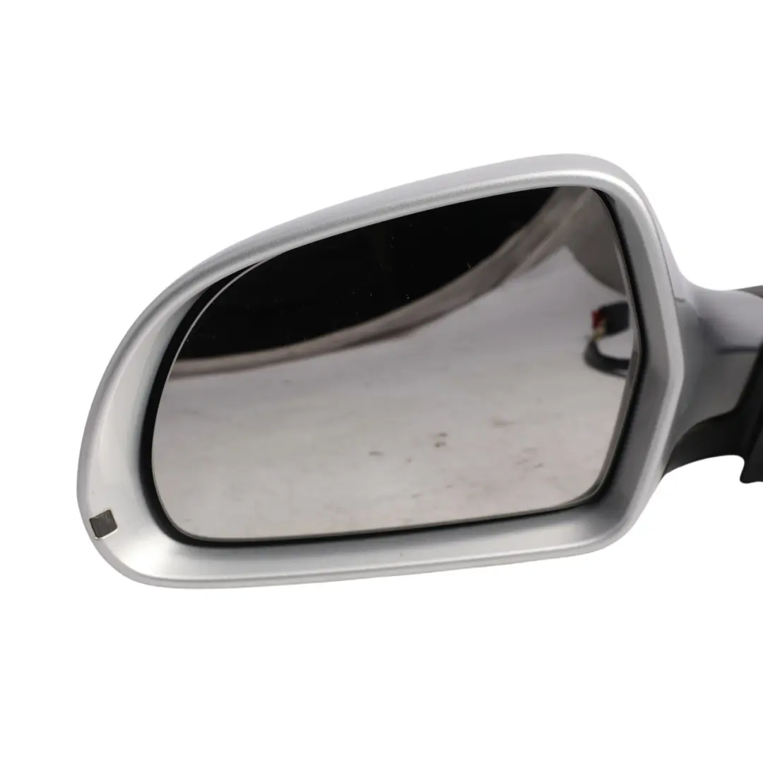 Audi A4 B8 Door Wing Mirror Electric Left N/S Ice Silver Metallic - X7W - SKU RHD-8K2857409D-ICS1 - Part number 8K2857409D
