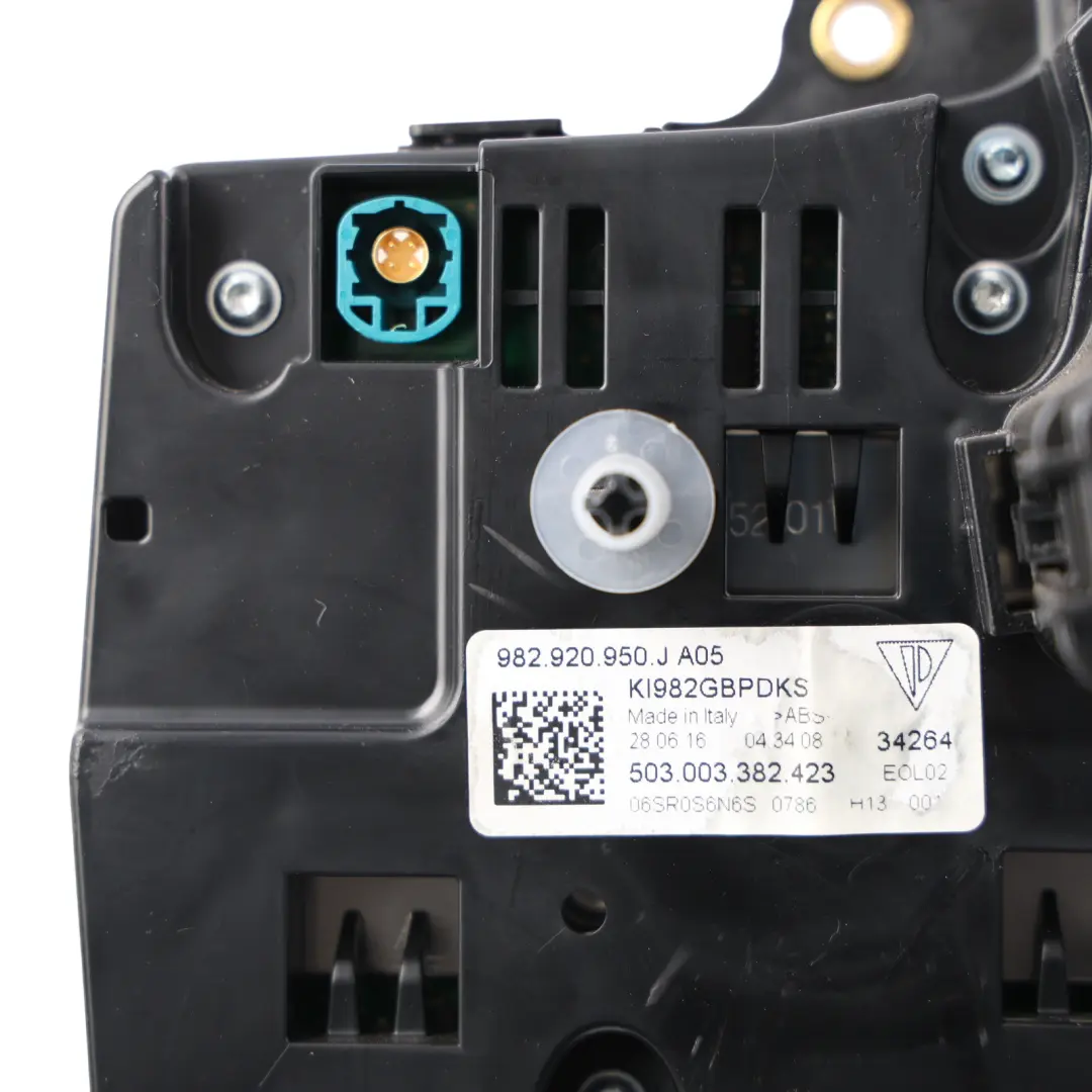 Instrument Cluster Speedo Clocks Petrol Automatic to Porsche Cayman 982 with Part number 982920950J Porsche Cayman 982 Instrument Cluster Speedo Clocks Petrol Automatic - SKU RHD-982920950J - Part number 982920950J