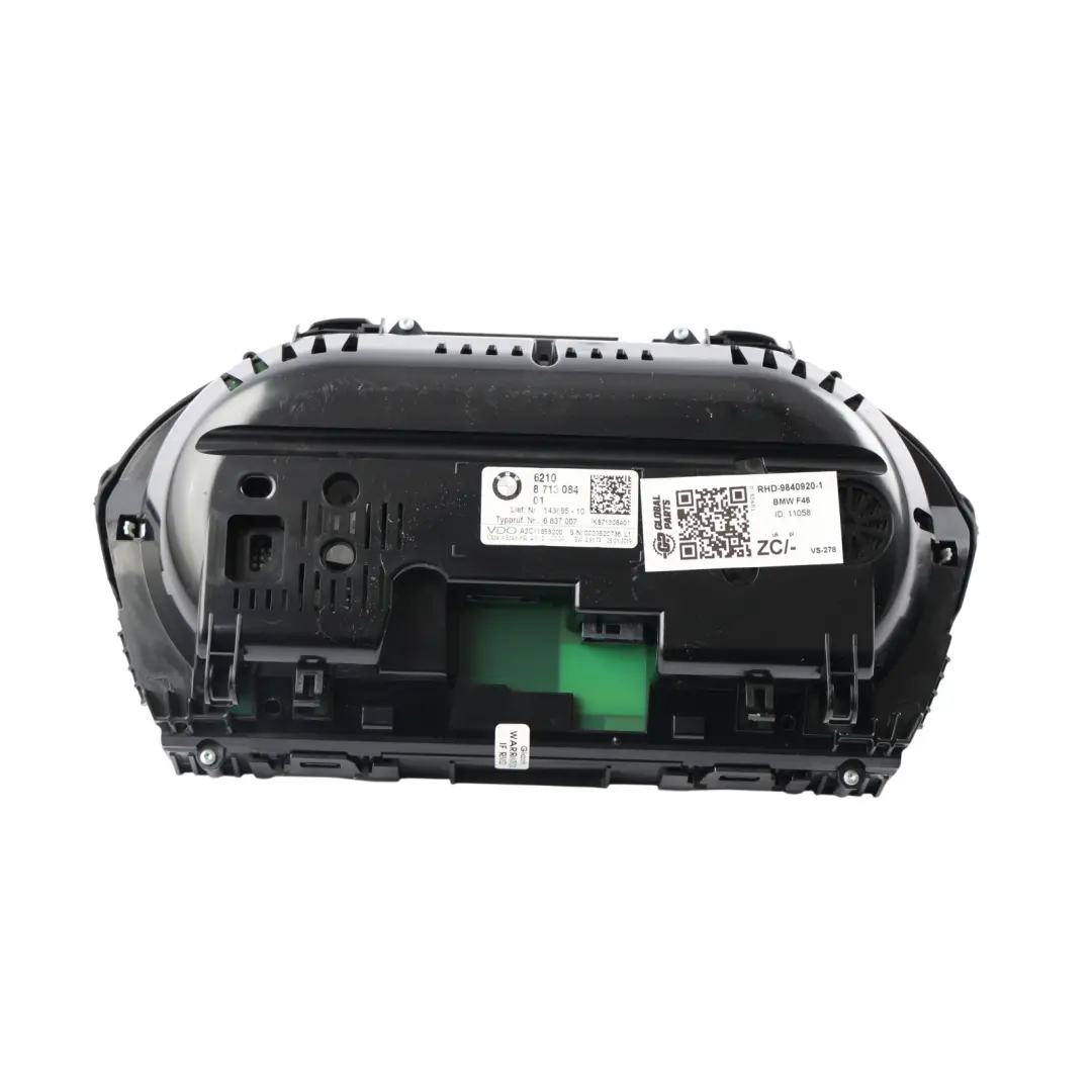 BMW F46 Instrument Cluster Speedometer Speedo Clocks Diesel Automatic - SKU RHD-8713084 - Part number 8713084