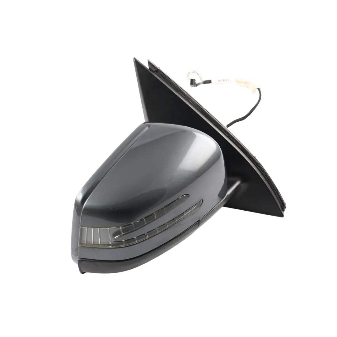 Mercedes W166 Door Wing Mirror Auto Dim Right O/S Tenorite Grey Metallic - 755 - SKU RHD-A1668100001-TNG - Part number A1668100001