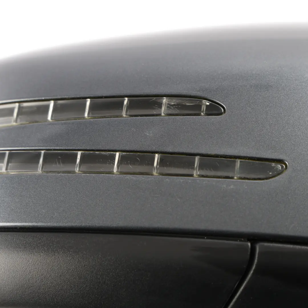 Door Wing Mirror Auto Dim Right O/S Tenorite Grey Metallic - 755 to Mercedes W166 with Part number A1668100001 Mercedes W166 Door Wing Mirror Auto Dim Right O/S Tenorite Grey Metallic - 755 - SKU RHD-A1668100001-TNG - Part number A1668100001