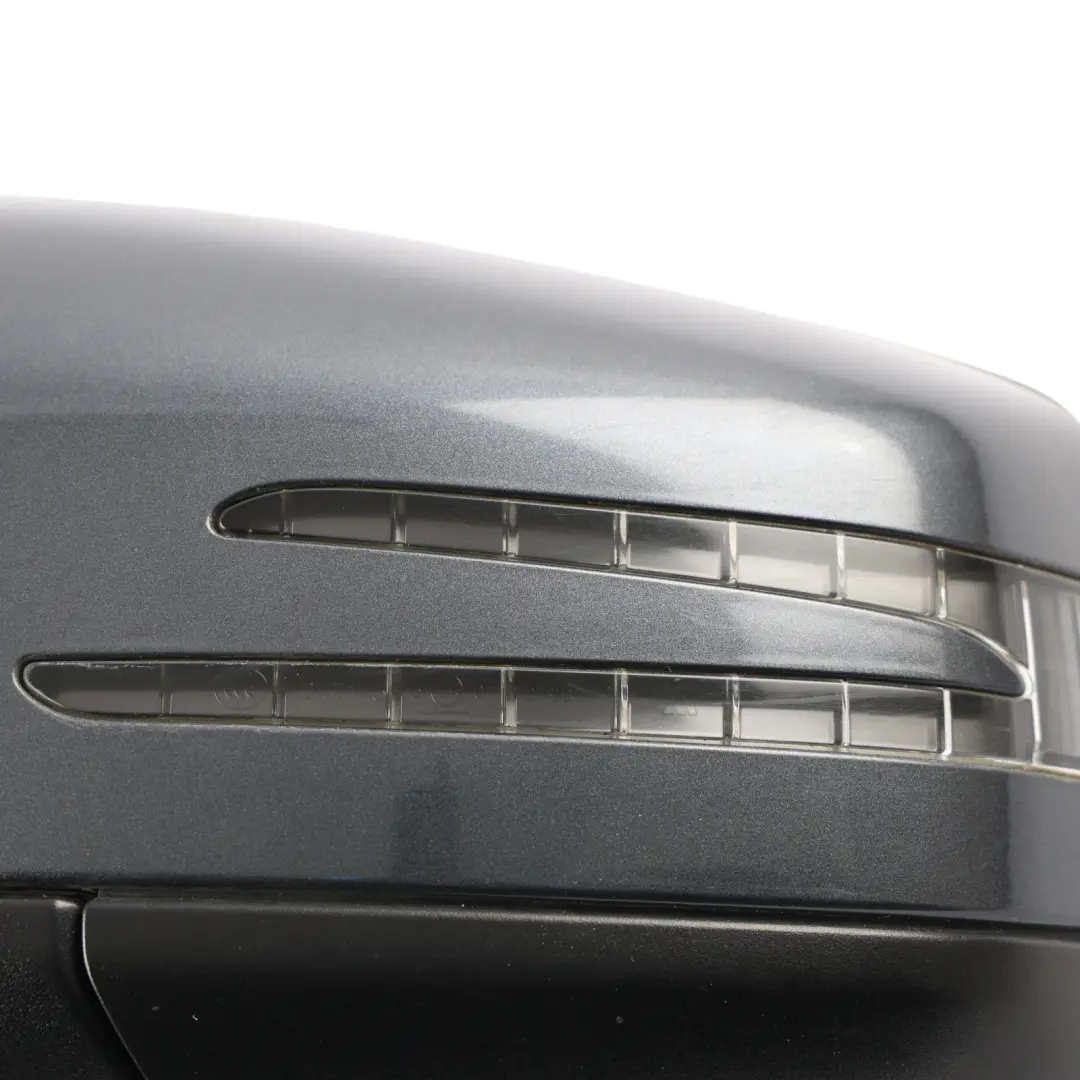 Mercedes W166 Wing Mirror Auto Dim Power Fold Left N/S Tenorite Grey - 755 - SKU RHD-A1668108500-TNG - Part number A1668108500