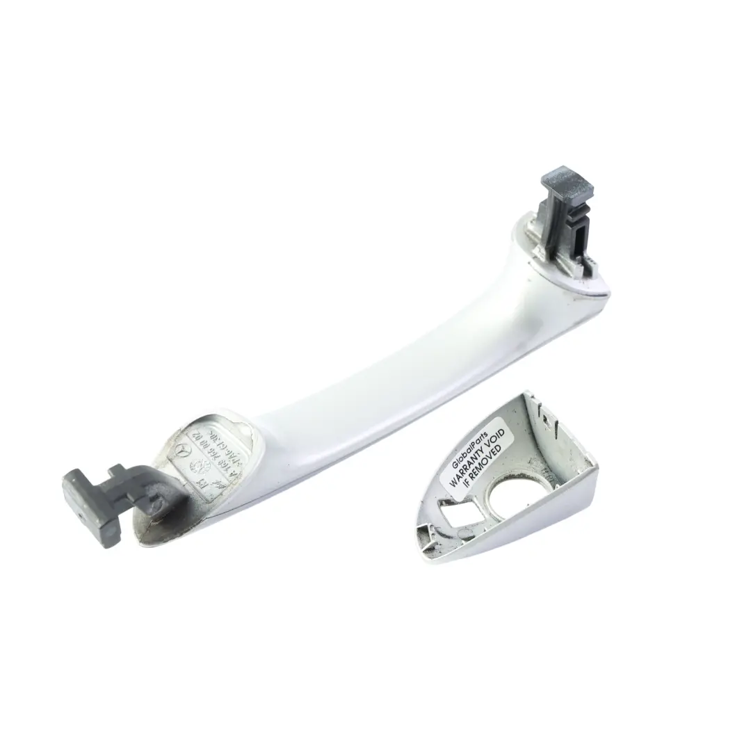Mercedes W169 Handle Front Right O/S Door Polar Polar Silver Metallic - 761 - SKU RHD-A1697660002-PLS - Part number A1697660002