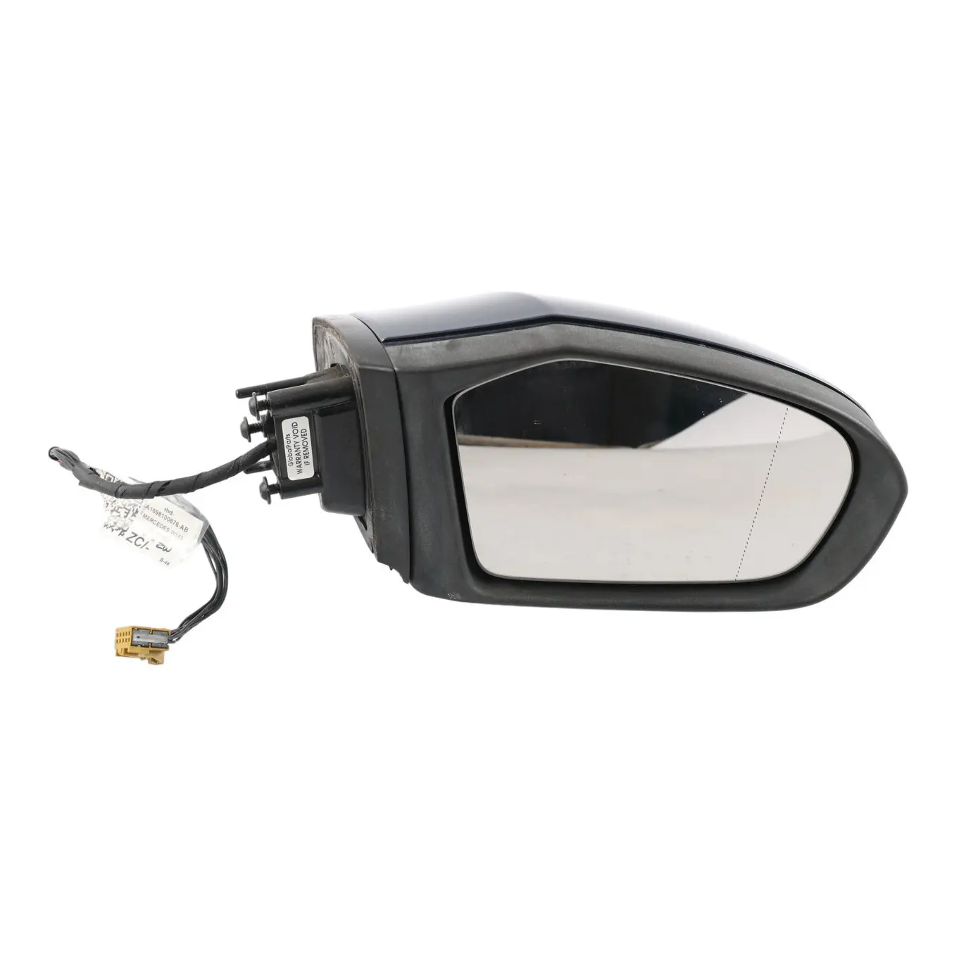Mercedes-Benz A B W169 W245 Right O/S Wing Door Mirror Folding Atoll Blue 375